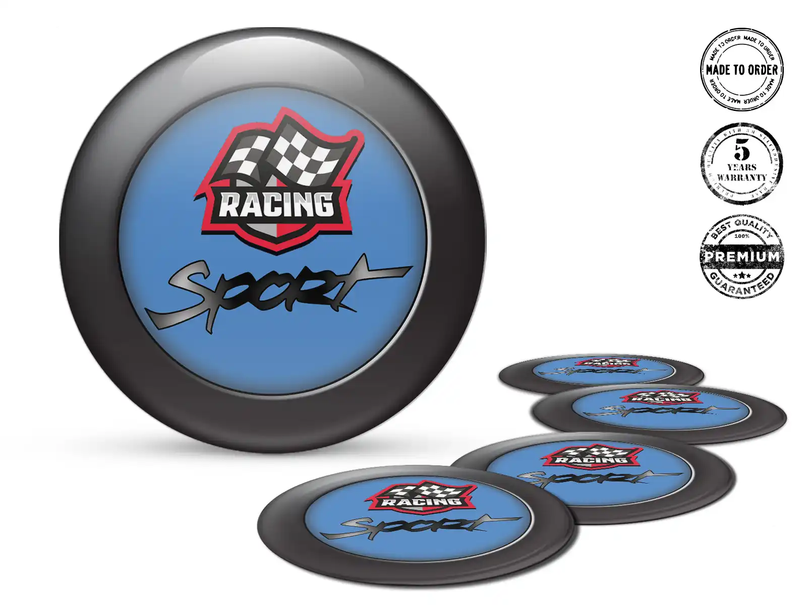 Felgensticker Hochwertige Qualität Racing Dome Labels